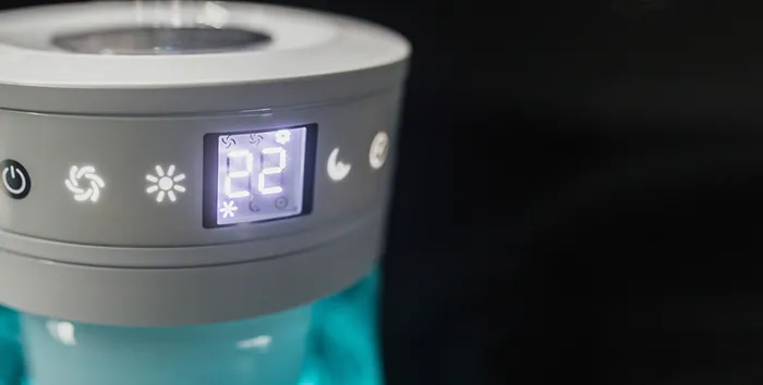 Airvenue mit blauer LED-Beleuchtung