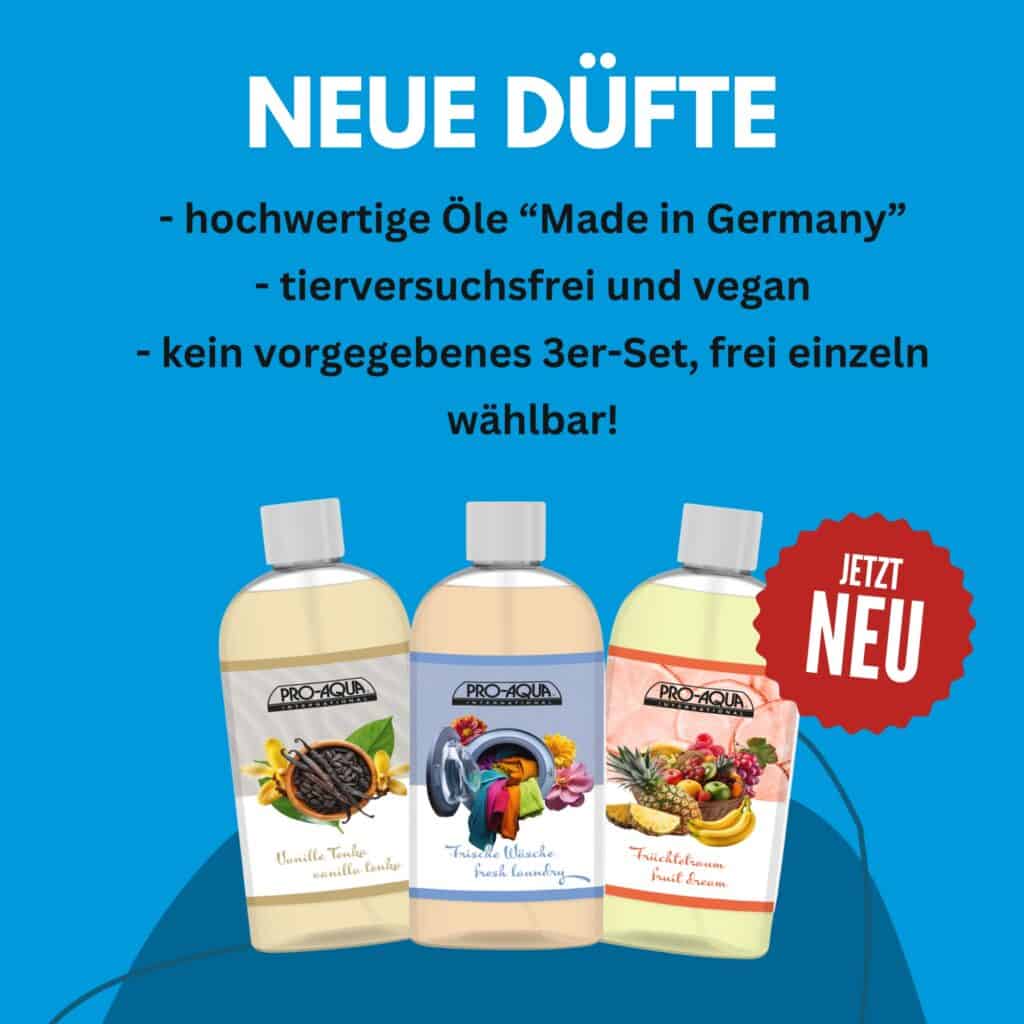 3x neue Düfte von Pro-Aqua